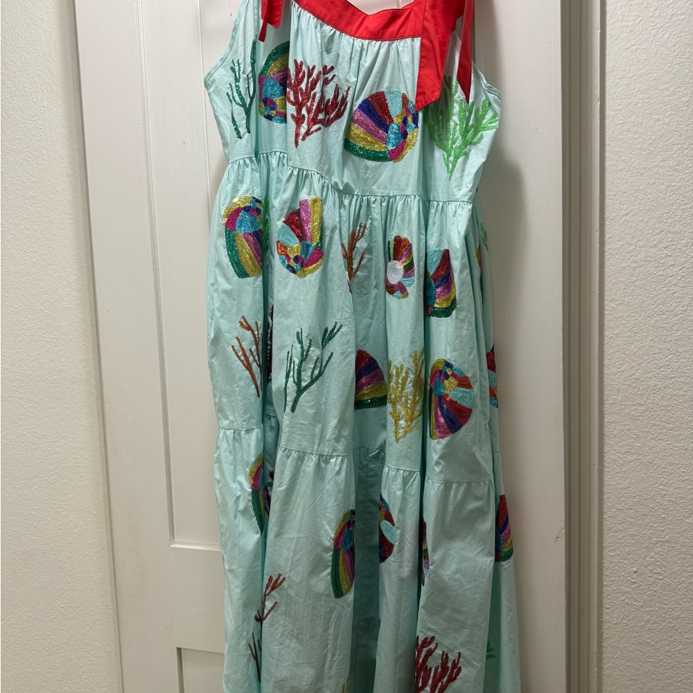 QUEEN OF SPARKLES Colorful Maxi Dress